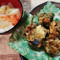 すずかすてら☆'s cooksnap of when they made 時短！さば缶でカレー衣の揚げ焼き&冷や汁.