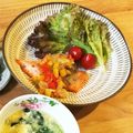 えりこりんママ's cooksnap of when they made サーモンのムニエル*カラフルソース*添え.