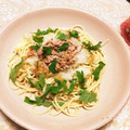 時々肉を食べたい's cooksnap of when they made ツナと大根おろしの和風冷製パスタ.