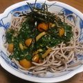 コハク☆。・'s cooksnap of when they made モロヘイヤとなめこの 冷たいぶっかけそば.