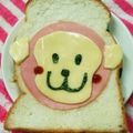 るらちゃん's cooksnap of when they made おサルさん♪トースト.
