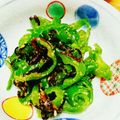 くまちーこ's cooksnap of when they made 忙しい時の後一品！簡単ピーマン塩昆布和え.