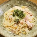 iketa's cooksnap of when they made みんな大好きコーンクリームスープパスタ.