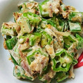 生まれは蜂蜜's cooksnap of when they made オクラとみょうがのさっぱりマヨポン♪.