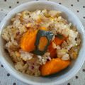 カイカイ625's cooksnap of when they made カボチャご飯.