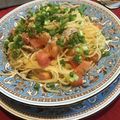 そうちゃんmama♡'s cooksnap of when they made *サンマの塩焼きで簡単パスタ*.
