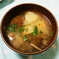 ネコかえる's cooksnap of when they made 麩とえのきの味噌汁.