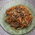 あみありちゃん's cooksnap of when they made 超簡単！ズボラきんぴらごぼう.