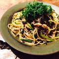 kaokaofood's cooksnap of when they made お吸い物の素と塩昆布で和風パスタ！.