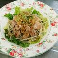 もぐ・ω・くま's cooksnap of when they made ◆ヘルシー♪豚肉ともやしのおろしポン酢◆.