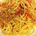 あい1017's cooksnap of when they made 簡単☆シンプル☆トマトとシラスのパスタ.