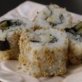 ななまま's cooksnap of when they made ナスの裏巻き寿司.