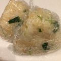 いつも食べてたい's cooksnap of when they made おにぎり　三つ葉とわさび醤油で.