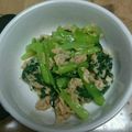 SANAE500's cooksnap of when they made 小松菜とツナのさっぱり和え.