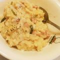 かよこのすけ's cooksnap of when they made 15分で♪カルボナーラ風リゾット✨.
