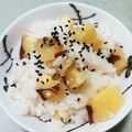 nana✩love's cooksnap of when they made さつま芋ご飯.