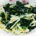 鈴優聡's cooksnap of when they made もやしとわかめのナムル.