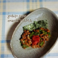 えまっちママ's cooksnap of when they made 海苔に乗せて♡おくら納豆の梅和え.