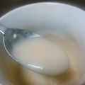 はーちゃん：3's cooksnap of when they made とろりん豆乳.
