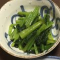 agnesあにえすb's cooksnap of when they made 小松菜のお浸しカラシ風味.