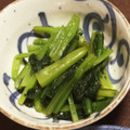 agnesあにえすb's cooksnap of when they made 小松菜のからしあえ♡隠し味をそえて.