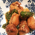 denkororin's cooksnap of when they made 鶏肉とししとうの照焼き.