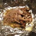たなかno's cooksnap of when they made さわらとキノコのホイル焼き♪.