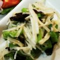 kana叶's cooksnap of when they made 梅味☆オクラえのき合え.
