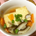 毎日楽しい's cooksnap of when they made 絹厚揚げのしいたけ・人参あんかけ♪.