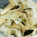 myとんすけ's cooksnap of when they made 簡単☆エリンギとキャベツのマヨ炒め.