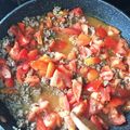 waikoable's cooksnap of when they made 完熟トマトでトマトミートスパゲティ♪.