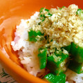 まーきー♪'s cooksnap of when they made ネバネバパワー⤴おくらと卵の和え物♫.