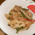 エコー＊＊'s cooksnap of when they made 豚肉とレンコンとピーマンの簡単野菜炒め♪.