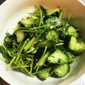 ☆たか3☆'s cooksnap of when they made パクチーときゅうりのアジアンサラダ.