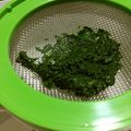 トドマル's cooksnap of when they made 離乳食初期 小松菜の裏ごし冷凍保存.