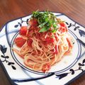 ぽっけお's cooksnap of when they made トマト缶とツナの冷製パスタ.