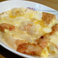 pochipurin's cooksnap of when they made 厚揚げの甘辛チーズ卵とじ.