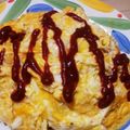 saetun's cooksnap of when they made 簡単すぎる！ふわとろオムライス☆.