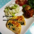 えまっちママ's cooksnap of when they made １人分♪海苔・ネギ・カニカマの卵焼き.