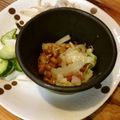 二角形's cooksnap of when they made 梅香るキャベツと納豆のサラダ.