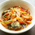 kemuchan's cooksnap of when they made お野菜たーっぷり☆さんまの南蛮漬け.