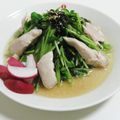meple☆'s cooksnap of when they made 超簡単☆鶏胸肉と豆苗の塩こんぶ和え.