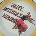 ☆ライザッパーとみ☆'s cooksnap of when they made デコチョコ☆蝶々☆ケーキにトッピング♪.