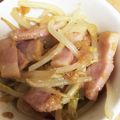 ☆メル♪'s cooksnap of when they made もやしとベーコンの梅味噌炒め.