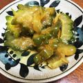 ぱんぱんこ's cooksnap of when they made ゴーヤのお漬け物☆.