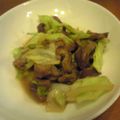 ゆうまんま's cooksnap of when they made 砂肝とキャベツのバター醤油炒め.