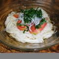 よちりん's cooksnap of when they made トマトとじゃこのぶっかけ素麺.