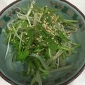 キャップとラム's cooksnap of when they made もやしと水菜のナムル.