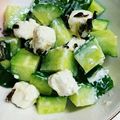 マヨリラ's cooksnap of when they made 超特急副菜◇きゅうり塩昆布クリチの和え物.