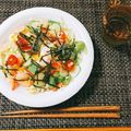 よたかり's cooksnap of when they made サラダうどん～ゴマダレ編～.